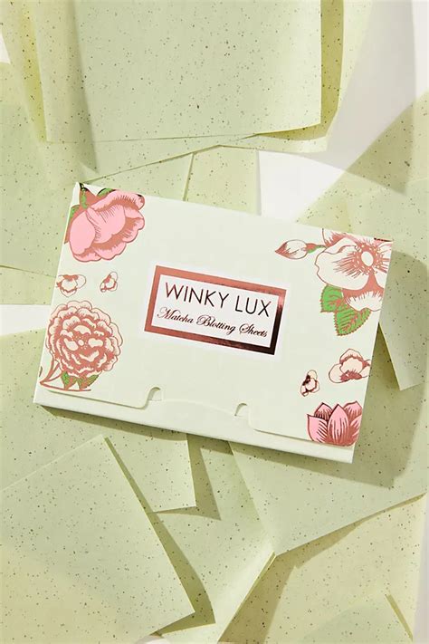 chanel blotting paper price|winky lux matcha blotting sheets.